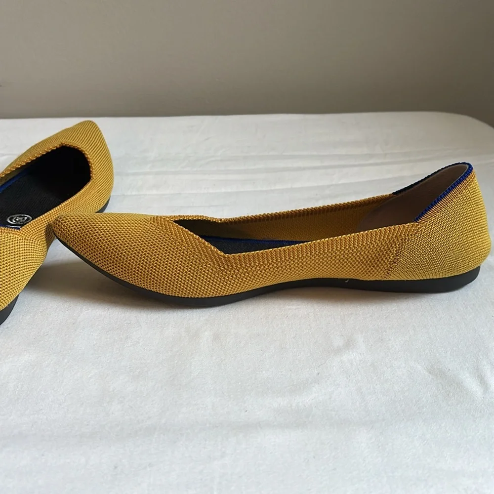 Rothy’s The Point flats in Marigold - Picture 5 of 10